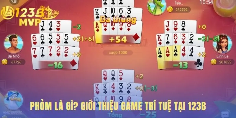 Phỏm | Hướng Dẫn Luật Chơi Tá Lả Và Chơi Online Tại 123B 2 Phỏm là game bài đối kháng với mục tiêu tạo bộ và hạ điểm bài rác